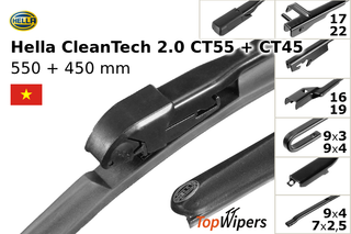 Hella CleanTech 2.0 CT55 + Hella CleanTech 2.0 CT45