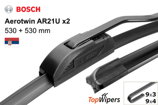 Bosch Aerotwin AR21U + Bosch Aerotwin AR21U