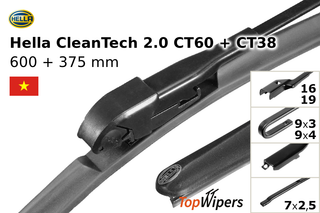 Hella CleanTech 2.0 CT60 + Hella CleanTech 2.0 CT38