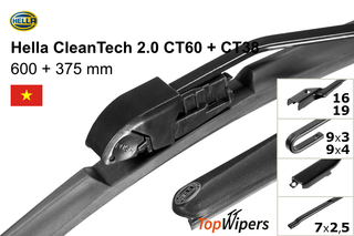 Hella CleanTech 2.0 CT60 + Hella CleanTech 2.0 CT38
