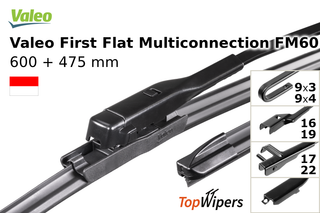 Valeo First Flat Multiconnection FM60 + Valeo First Flat Multiconnection FM47