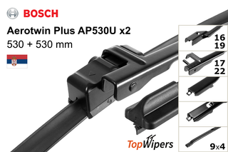 Bosch Aerotwin Plus AP530U + Bosch Aerotwin Plus AP530U