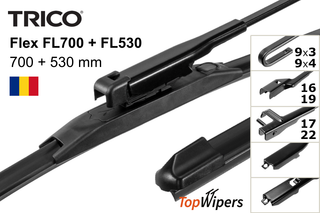 Trico Flex FL700 + Trico Flex FL530