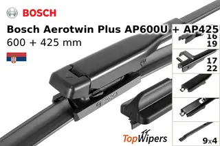 Bosch Aerotwin Plus AP600U + Bosch Aerotwin Plus AP425U