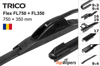 Trico Flex FL750 + Trico Flex FL350