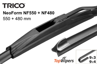 Trico NeoForm NF550 + Trico NeoForm NF480
