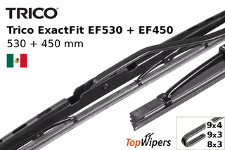Trico ExactFit EF530 + Trico ExactFit EF450