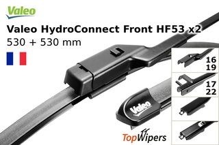 Valeo HydroConnect Front HF53 + Valeo HydroConnect Front HF53