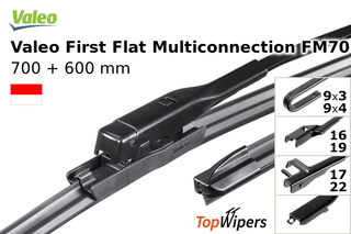 Valeo First Flat Multiconnection FM70 + Valeo First Flat Multiconnection FM60