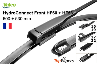 Valeo HydroConnect Front HF60 + Valeo HydroConnect Front HF53