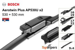 Bosch Aerotwin Plus AP530U + Bosch Aerotwin Plus AP530U