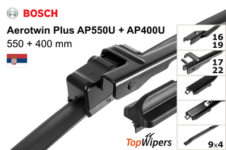 Bosch Aerotwin Plus AP550U + Bosch Aerotwin Plus AP400U