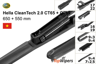 Hella CleanTech 2.0 CT65 + Hella CleanTech 2.0 CT55