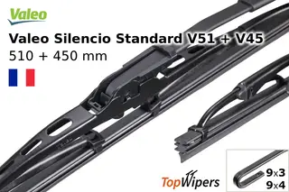 Valeo Silencio Standard V51 + Valeo Silencio Standard V45