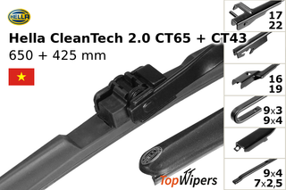Hella CleanTech 2.0 CT65 + Hella CleanTech 2.0 CT43