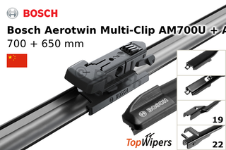 Bosch Aerotwin Multi-Clip AM700U + Bosch Aerotwin Multi-Clip AM650U
