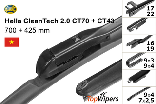 Hella CleanTech 2.0 CT70 + Hella CleanTech 2.0 CT43