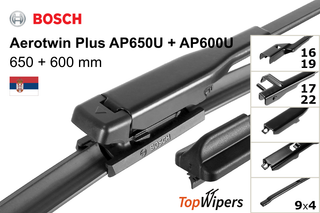 Bosch Aerotwin Plus AP650U + Bosch Aerotwin Plus AP600U
