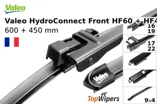 Valeo HydroConnect Front HF60 + Valeo HydroConnect Front HF45