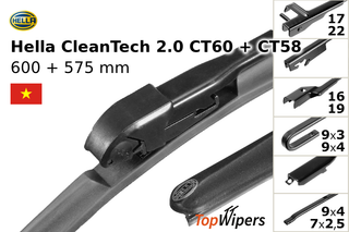 Hella CleanTech 2.0 CT60 + Hella CleanTech 2.0 CT58