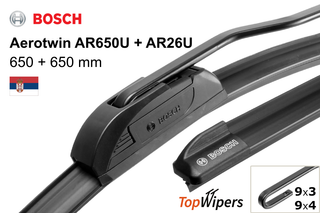 Bosch Aerotwin AR650U + Bosch Aerotwin AR26U
