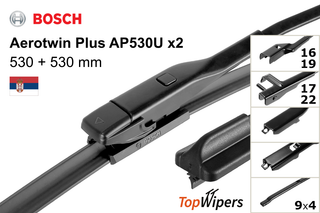 Bosch Aerotwin Plus AP530U + Bosch Aerotwin Plus AP530U
