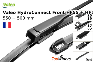 Valeo HydroConnect Front HF55 + Valeo HydroConnect Front HF50