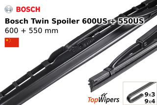 Bosch Twin Spoiler 600US + Bosch Twin Spoiler 550US