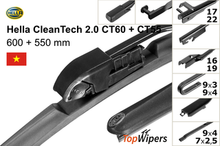 Hella CleanTech 2.0 CT60 + Hella CleanTech 2.0 CT55